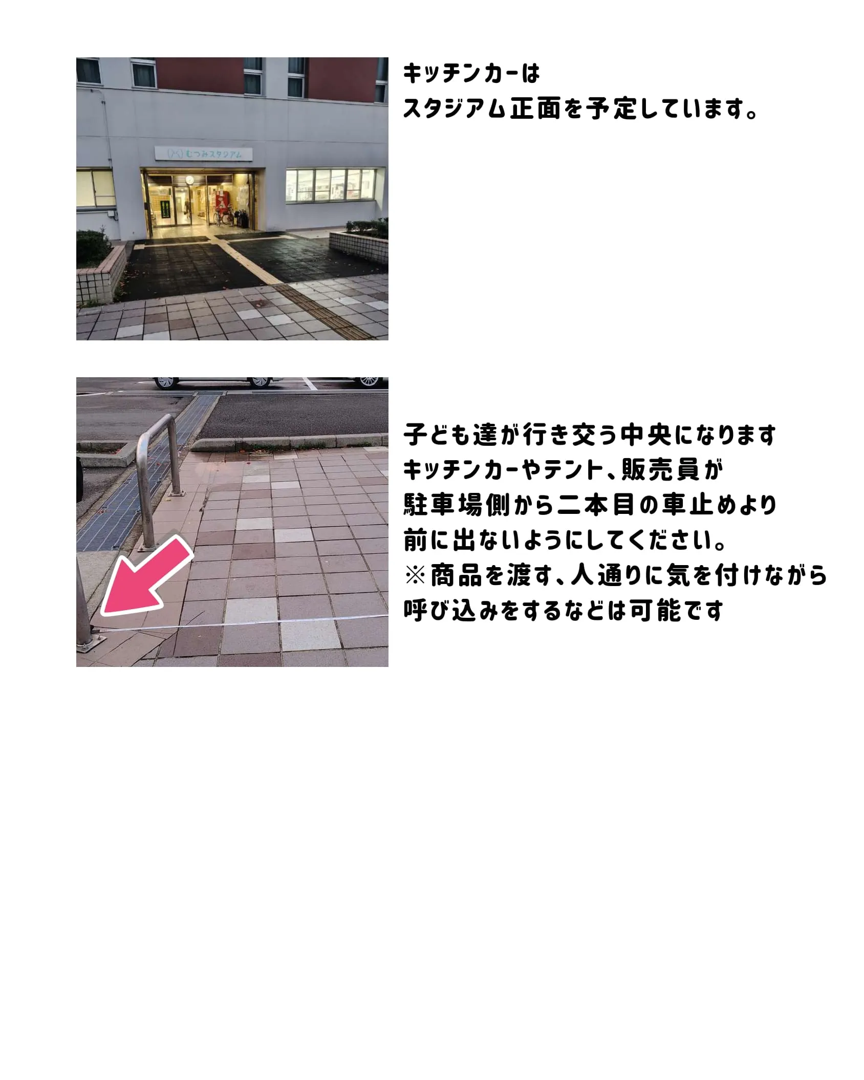 キッチンカー位置